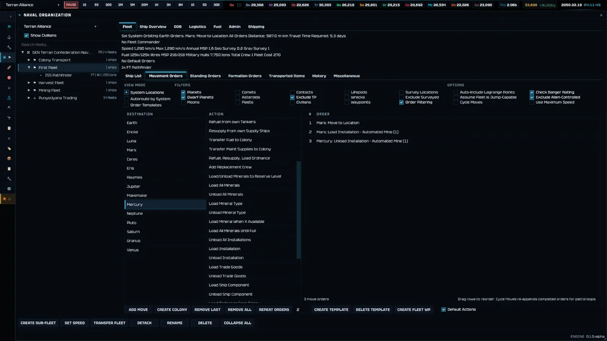 Movement Orders